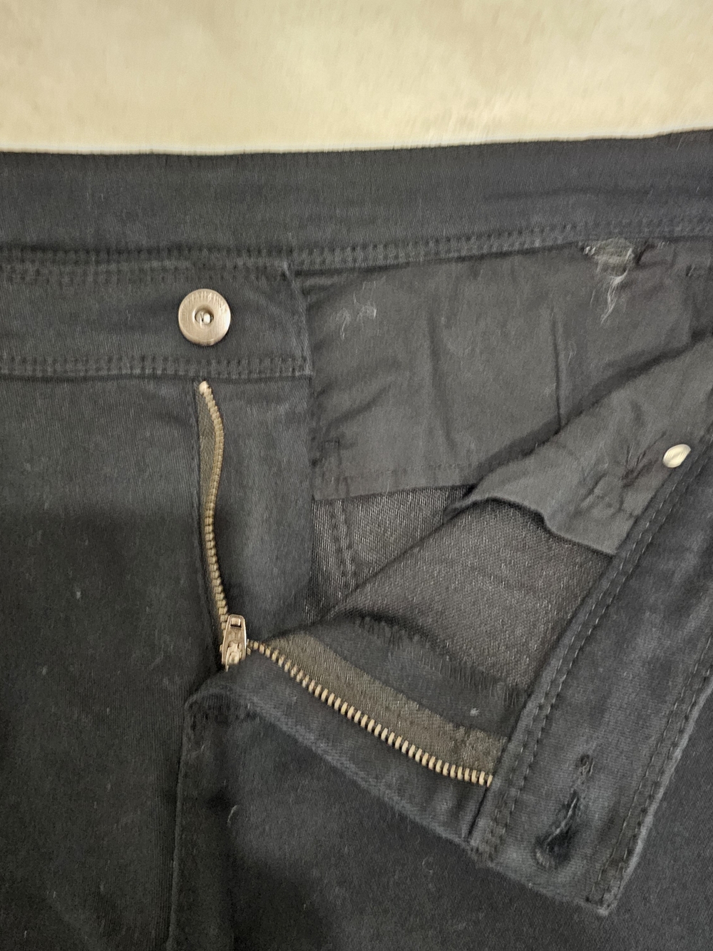 Lady Hathaway Black Skinny Jeans Women's Size 34 Stretch Denim Mid Rise Slim Leg - Picture 4 of 9